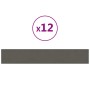 Wandpaneele 12 Stück dunkelgrauer Samt 90x15 cm 1,62 m² von vidaXL, Wandverkleidung - Ref: Foro24-343892, Preis: 54,49 €, Rab...