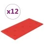 Wandpaneele 12 Stück rotes PE-Leder 60x30 cm 2,16 m² von vidaXL, Wandverkleidung - Ref: Foro24-343990, Preis: 54,34 €, Rabatt: %