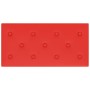Paneles de pared 12 uds cuero PE rojo 60x30 cm 2,16 m² de vidaXL, Recubrimiento de paredes - Ref: Foro24-343990, Precio: 54,8...