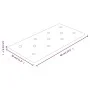 Wandpaneele 12 Stück rotes PE-Leder 60x30 cm 2,16 m² von vidaXL, Wandverkleidung - Ref: Foro24-343990, Preis: 54,34 €, Rabatt: %