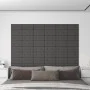 Wandpaneele 12 Stück graues Kunstleder 30x15 cm 0,54 m² von vidaXL, Wandverkleidung - Ref: Foro24-343970, Preis: 19,86 €, Rab...