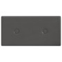 Wandpaneele 12 Stück graues Kunstleder 30x15 cm 0,54 m² von vidaXL, Wandverkleidung - Ref: Foro24-343970, Preis: 20,05 €, Rab...