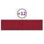 Wandpaneele 12 Stück roter Samt 60x15 cm 1,08 m² von vidaXL, Wandverkleidung - Ref: Foro24-344067, Preis: 28,65 €, Rabatt: %