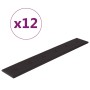 Wandpaneele 12 Stück schwarzes Kunstleder 90x15 cm 1,62 m² von vidaXL, Wandverkleidung - Ref: Foro24-343995, Preis: 37,53 €, ...