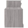 Shoe cabinet made of gray Sonoma plywood 100x42x60 cm by vidaXL, Shoe racks and shoe organizers - Ref: Foro24-816422, Price: ...