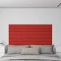 Wandpaneele 12 Stück rot-rotes Kunstleder 90x15 cm 1,62m² von vidaXL, Wandverkleidung - Ref: Foro24-344000, Preis: 36,91 €, R...