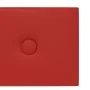 Wandpaneele 12 Stück rot-rotes Kunstleder 90x15 cm 1,62m² von vidaXL, Wandverkleidung - Ref: Foro24-344000, Preis: 36,91 €, R...