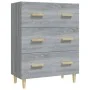 Sonoma graues Sperrholz-Sideboard 70x34x90 cm von vidaXL, Sideboards - Ref: Foro24-817346, Preis: 83,37 €, Rabatt: %