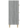 Aparador de madera contrachapada gris Sonoma 70x34x90 cm de vidaXL, Aparadores - Ref: Foro24-817346, Precio: 86,70 €, Descuen...