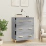 Aparador de madera contrachapada gris Sonoma 70x34x90 cm de vidaXL, Aparadores - Ref: Foro24-817346, Precio: 86,70 €, Descuen...