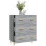 Aparador de madera contrachapada gris Sonoma 70x34x90 cm de vidaXL, Aparadores - Ref: Foro24-817346, Precio: 86,70 €, Descuen...