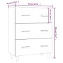 Aparador de madera contrachapada gris Sonoma 70x34x90 cm de vidaXL, Aparadores - Ref: Foro24-817346, Precio: 86,70 €, Descuen...