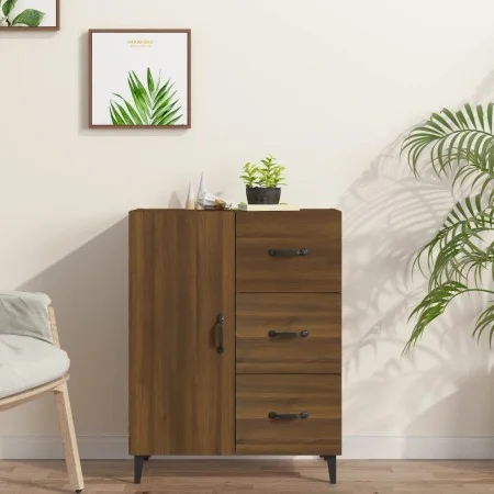 Oak brown engineered wood sideboard 69.5x34x90 cm by vidaXL, Sideboards - Ref: Foro24-817356, Price: 70,01 €, Discount: %