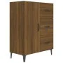 Oak brown engineered wood sideboard 69.5x34x90 cm by vidaXL, Sideboards - Ref: Foro24-817356, Price: 70,01 €, Discount: %