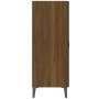 Oak brown engineered wood sideboard 69.5x34x90 cm by vidaXL, Sideboards - Ref: Foro24-817356, Price: 70,69 €, Discount: %