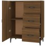 Oak brown engineered wood sideboard 69.5x34x90 cm by vidaXL, Sideboards - Ref: Foro24-817356, Price: 70,69 €, Discount: %