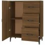 Oak brown engineered wood sideboard 69.5x34x90 cm by vidaXL, Sideboards - Ref: Foro24-817356, Price: 70,01 €, Discount: %