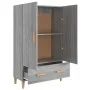Sonoma grau Sperrholz hohe Anrichte 70x31x115 cm von vidaXL, Sideboards - Ref: Foro24-817472, Preis: 89,13 €, Rabatt: %