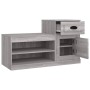 Shoe cabinet made of gray Sonoma plywood 100x42x60 cm by vidaXL, Shoe racks and shoe organizers - Ref: Foro24-816422, Price: ...
