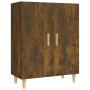 Sideboard aus geräuchertem Eichensperrholz, 70 x 34 x 90 cm von vidaXL, Sideboards - Ref: Foro24-817327, Preis: 68,43 €, Raba...