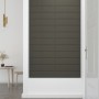 Paneles de pared 12 uds terciopelo gris oscuro 60x15 cm 1,08 m²