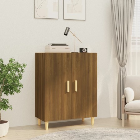 Aparador madera contrachapada color marrón roble 70x34x90 cm de vidaXL, Aparadores - Ref: Foro24-817329, Precio: 72,27 €