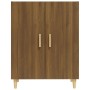 Aparador madera contrachapada color marrón roble 70x34x90 cm de vidaXL, Aparadores - Ref: Foro24-817329, Precio: 72,27 €