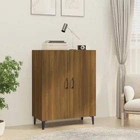 Aparador madera contrachapada color roble marrón 70x34x90 cm de vidaXL, Aparadores - Ref: Foro24-817332, Precio: 70,68 €, Des...