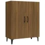Aparador madera contrachapada color roble marrón 70x34x90 cm de vidaXL, Aparadores - Ref: Foro24-817332, Precio: 70,68 €, Des...