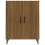 Aparador madera contrachapada color roble marrón 70x34x90 cm de vidaXL, Aparadores - Ref: Foro24-817332, Precio: 70,68 €, Des...