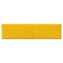 Paneles de pared 12 uds terciopelo amarillo 60x15 cm 1,08 m² de vidaXL, Recubrimiento de paredes - Ref: Foro24-344069, Precio...