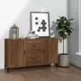 Engineered wood sideboard in brown oak 100x36x60 cm by vidaXL, Sideboards - Ref: Foro24-817470, Price: 95,97 €, Discount: %