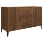 Engineered wood sideboard in brown oak 100x36x60 cm by vidaXL, Sideboards - Ref: Foro24-817470, Price: 95,97 €, Discount: %