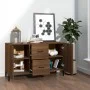 Engineered wood sideboard in brown oak 100x36x60 cm by vidaXL, Sideboards - Ref: Foro24-817470, Price: 95,97 €, Discount: %