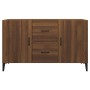 Engineered wood sideboard in brown oak 100x36x60 cm by vidaXL, Sideboards - Ref: Foro24-817470, Price: 97,20 €, Discount: %