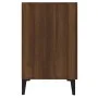 Aparador de madera de ingeniería roble marrón 100x36x60 cm de vidaXL, Aparadores - Ref: Foro24-817470, Precio: 95,48 €, Descu...