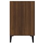 Aparador de madera de ingeniería roble marrón 100x36x60 cm de vidaXL, Aparadores - Ref: Foro24-817470, Precio: 97,20 €, Descu...