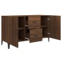 Aparador de madera de ingeniería roble marrón 100x36x60 cm de vidaXL, Aparadores - Ref: Foro24-817470, Precio: 97,20 €, Descu...