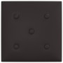 Wandpaneele 12 Stück schwarzes Kunstleder 30x30 cm 1,08 m² von vidaXL, Wandverkleidung - Ref: Foro24-343974, Preis: 31,62 €, ...