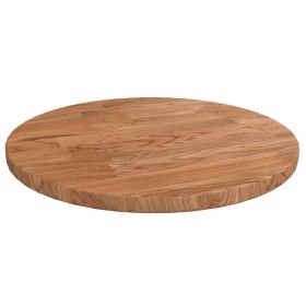 Tablero de mesa redonda madera de roble marrón claro Ø30x1,5 cm