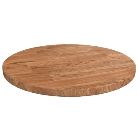 Runde hellbraune Tischplatte aus Eichenholz Ø30x1,5 cm von vidaXL, Tischplatten - Ref: Foro24-342958, Preis: 28,10 €, Rabatt: %