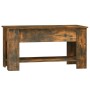 Mesa de centro madera contrachapada roble ahumado 101x49x52 cm de vidaXL, Mesas de centro - Ref: Foro24-819272, Precio: 72,70...