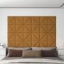 Paneles de pared 12 uds terciopelo marrón 30x30 cm 0,54 m² by vidaXL, Wall covering - Ref: Foro24-343954, Price: 31,41 €, Dis...