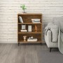 Aparador madera contrachapada roble ahumado 69,5x32,5x90 cm de vidaXL, Aparadores - Ref: Foro24-817378, Precio: 48,07 €, Desc...