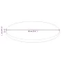 Runde dunkelbraune Tischplatte aus Eichenholz Ø60x1,5cm von vidaXL, Tischplatten - Ref: Foro24-342968, Preis: 46,61 €, Rabatt: %
