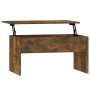 Mitteltisch aus geräucherter Eichen-Ingenieurholz 80x50,5x41,5 cm. von vidaXL, Couchtisch - Ref: Foro24-819287, Preis: 56,48 ...