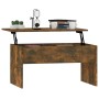Mitteltisch aus geräucherter Eichen-Ingenieurholz 80x50,5x41,5 cm. von vidaXL, Couchtisch - Ref: Foro24-819287, Preis: 56,48 ...