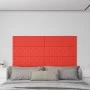 Wandpaneele 12 Stück rotes Kunstleder 90x30 cm 3,24 m² von vidaXL, Wandverkleidung - Ref: Foro24-344004, Preis: 78,80 €, Raba...