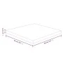 Quadratische Tischplatte aus hellbraunem Eichenholz, 50 x 50 x 4 cm von vidaXL, Tischplatten - Ref: Foro24-343059, Preis: 73,...