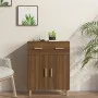 Aparador madera contrachapada marrón roble 69,5x34x89 cm de vidaXL, Aparadores - Ref: Foro24-817359, Precio: 69,42 €, Descuen...